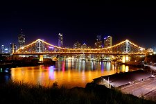 Noční Brisbane